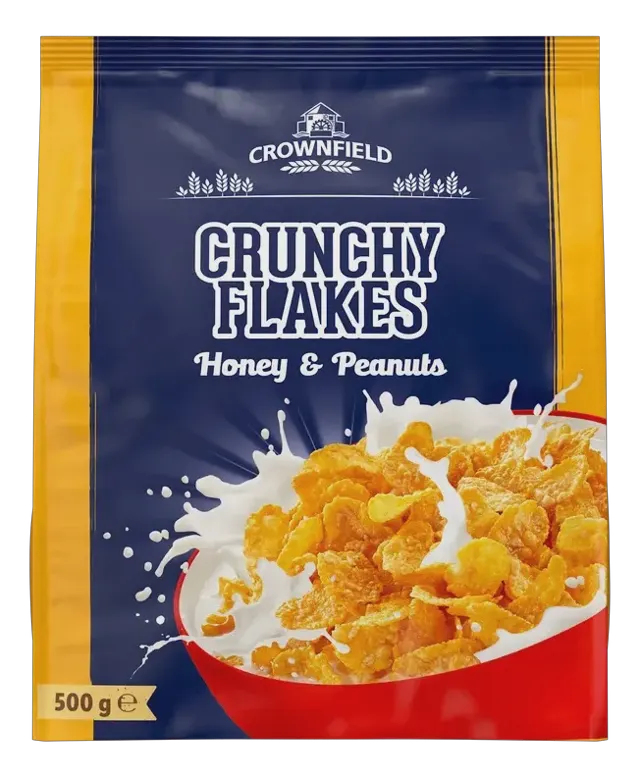Corn Flakes sa med. I kikirik. MK14 500g Crownfield