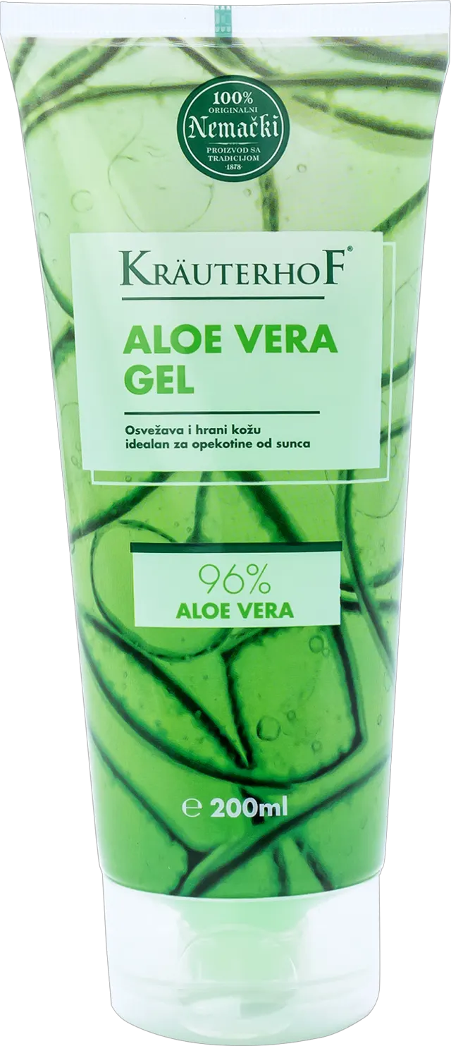 KRÄUTERHOF gel/telo 96% aloe vera 200ml KRÄUTERHOF