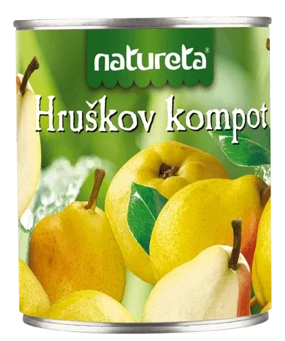 KOMPOT OD KRUSKE 850gr NATURETA RUMAPROMET