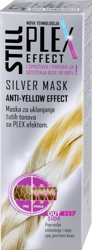 MASKA ZA KOSU PLEX SILVER 200ML STILL