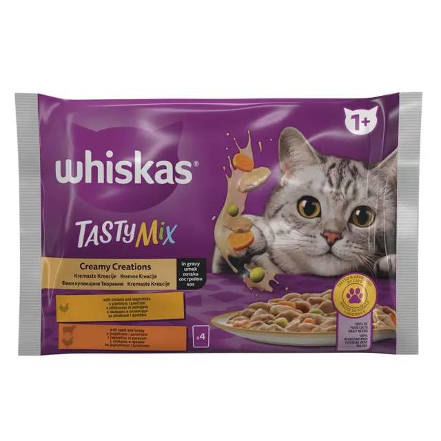 Whiskas TM meso u kremastom sosu 4x85g Whiskas