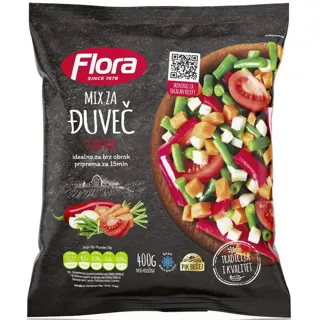 SMRZNUTO MESANO POVRCE ZA DJUVEC 400G FLORA