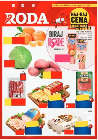 Roda katalog 22.10.–25.10., naslovna strana