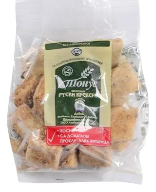 TONUS RUSKI KREKERI SA KIMOM 120g TRIVIT