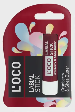 MAST ZA USNE LOCO STIK CRANBERRY SHEA BUTTER 5.1G HEMIGAL