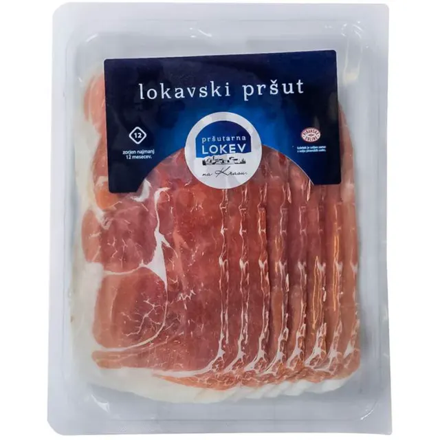 LOKAVSKI PRSUT A25 SA LISTICIMA 250gr CELJSKE CELJSKE MESNINE Z DEZELE