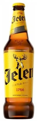 Pivo svetlo Jelen flasa 0,5l Jelen