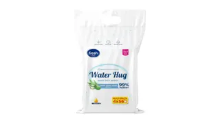 Vlazne maramice 4x56/1 WATER HUG 99%WATER