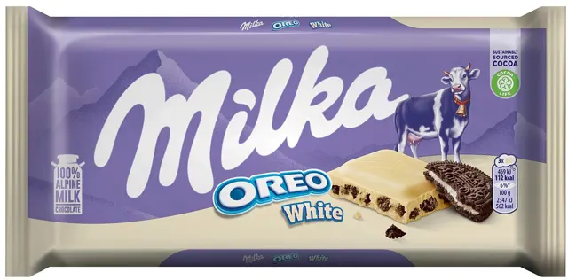 MILKA OREO WHITE 100GR