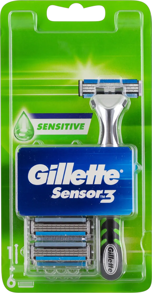 BRIJAČ MUŠKI SENSOR SENSITIVE H+6 GILLETTE GILLETTE
