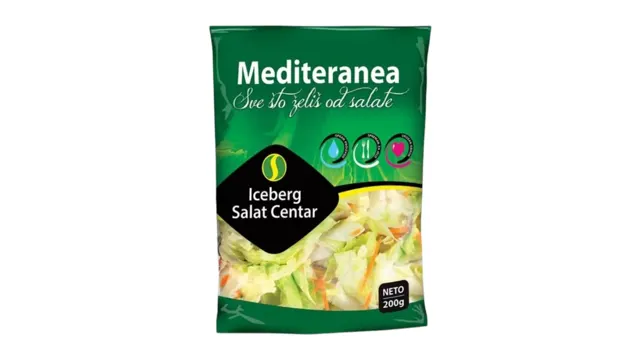 MEDITERANEA SALATA 200G ICEBERG SALAT CENTAR