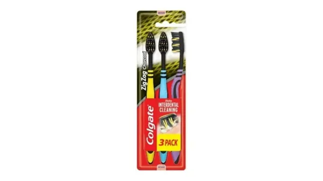 Cetkica Colgate zig-zag charcoal 3pack Colgate