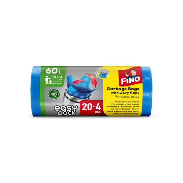 KESE ZA SMEĆE EASY PACK 60L 20 KOM FINO FINO