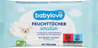 babylove vlažne maramice sens. 30kom