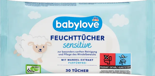 babylove vlažne maramice sens. 30kom babylove