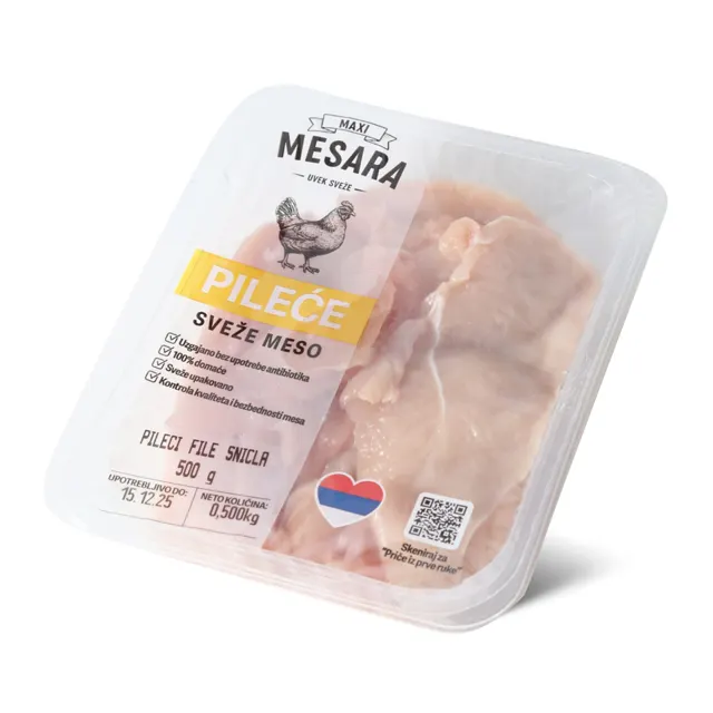 Pileci file snicla 500g Maxi Mesara