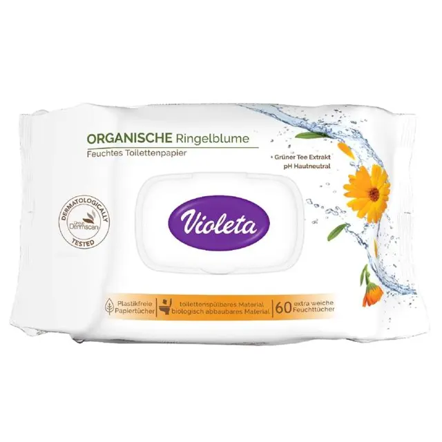 Vlazni toalet papir Neven 60/1 Violeta