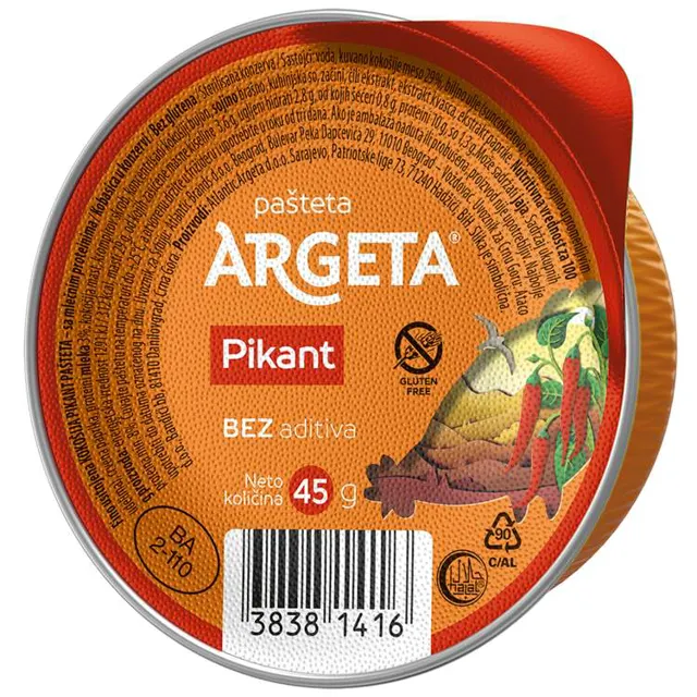 Pasteta pikant Argeta 45g Argeta