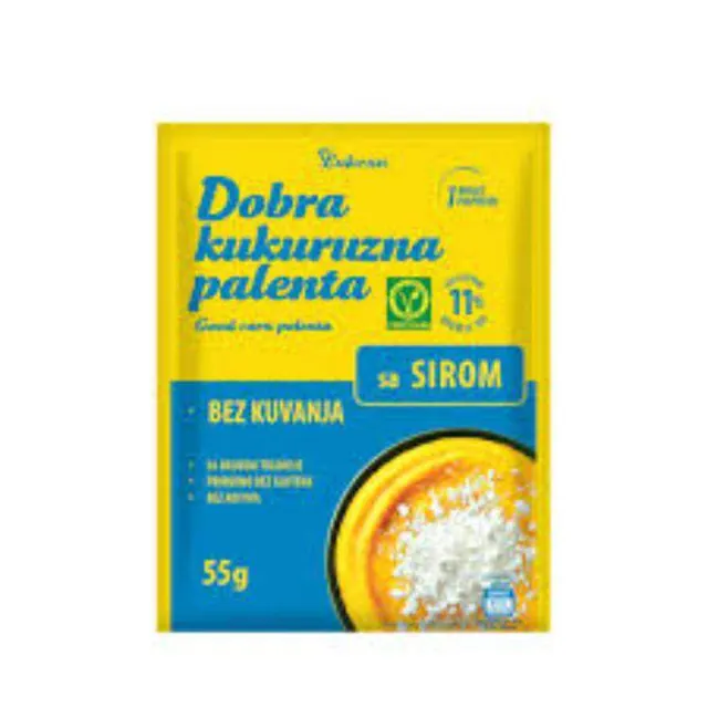 Palenta instant DOBRA 0055 sa sirom 20 55 g DOBRA