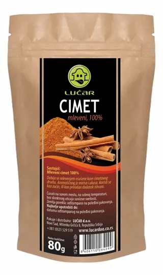 cimet mleveni 80g lucar