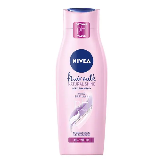 Sampon Nivea Hairmilk Shine 400ml Nivea