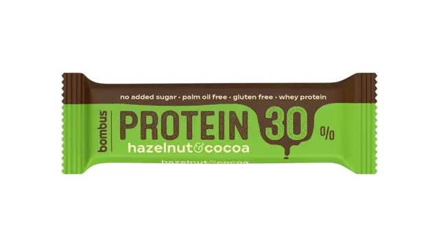 BAR PROTEIN 30% LEŠNIK&KA 50G BOMB BOMBUS