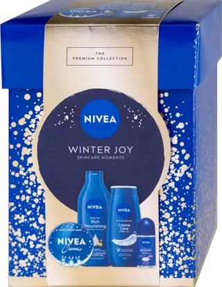 NIVEA WINTER JOY set(kr+los+gel+rol)1kom