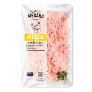 Usitnjeno pilece meso karabatak 500g MAP
