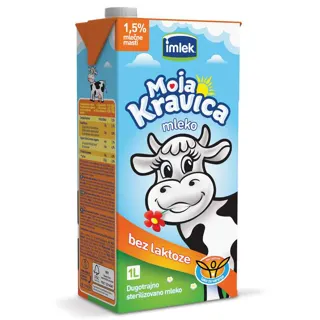 Mleko ster.UHT bez lak.1.5%Moja kr.TB 1l