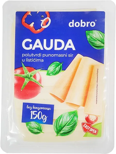 SIR GAUDA SLAJS 150G DOBRO OSTALO