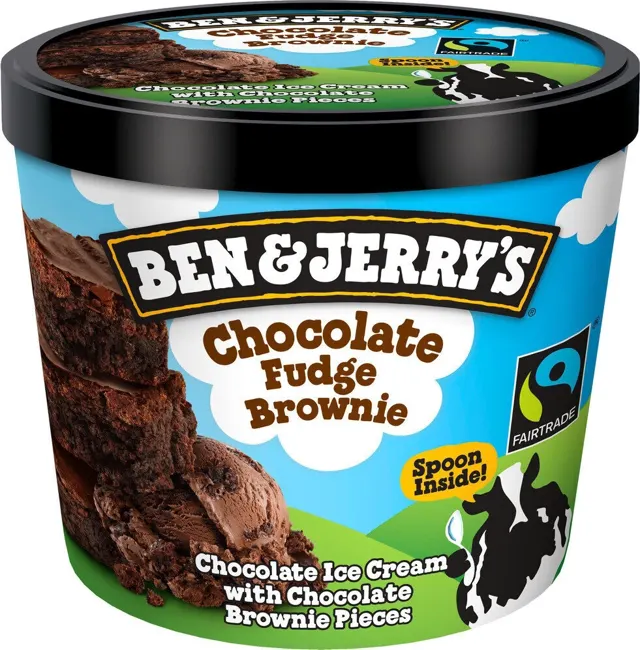 SLADOLED CHOCOLATE FUDGE BROWNE 100ML BEN&JERRY BEN&JERRY