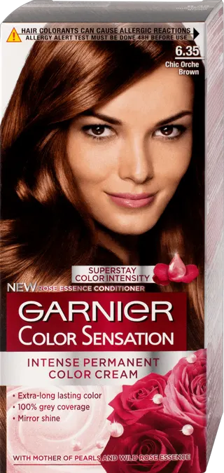 Farba/kosu Chic brown Garnier 6.35
