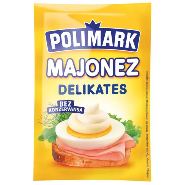 Majonez Polimark delikates kesa 90ml Polimark
