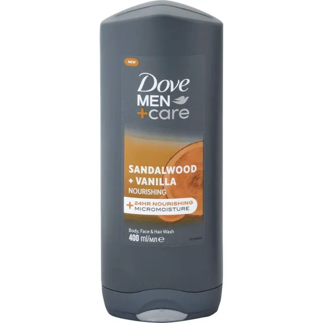 Dove MEN tuš/gel SANDALWOOD 400ml Dove MEN+CARE