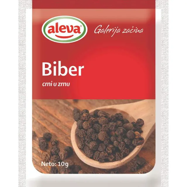 Biber zrno Aleva 10g Aleva