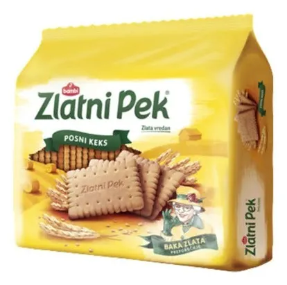 Keks Zlatni pek Posni 420g Bambi