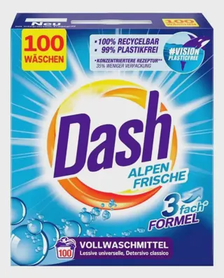 DETERDZENT ZA VES DASH ALPEN FRISHE 100 6 KG