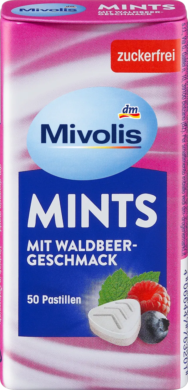 Mivolis bombone mint i divlje bobice 35g Mivolis