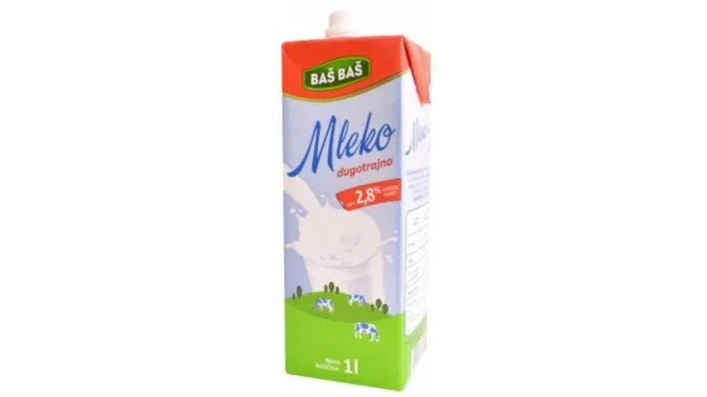 MLEKO UHT BAŠ BAŠ 2.8%MM 1L BAS BAS