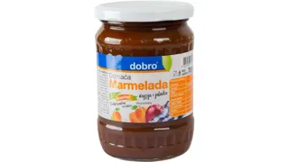 DOBRO DOMACA MARMELADA KAJSIJA JABUKA 700G