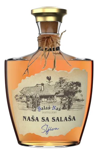 Rakija sljiva 40% Nasa sa salasa 0.5l