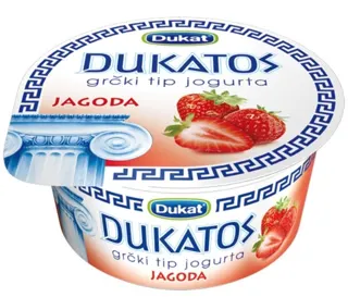 Dukatos jogurt na grcki nacin jagoda 150 g