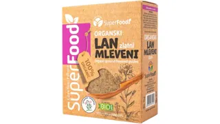 LAN MLEVENI ZLATNI 150 GR ORGANIC SUPERFOOD
