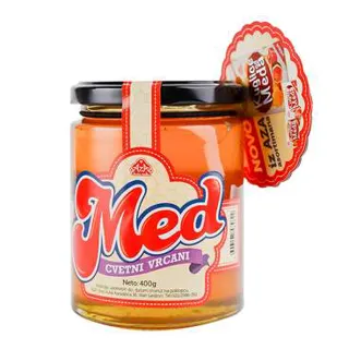 MED CVETNI 400gr STAKLO