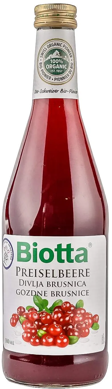 SOK BRUSNICA 500ML BIOTTA BIOTTA