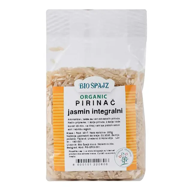 Pirinac integralni Jasmin Bio 200g Delhaize Bio