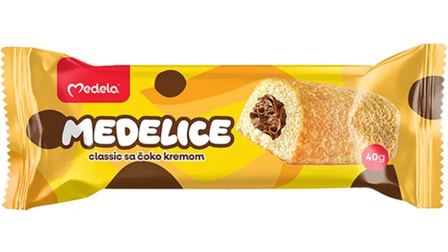 Biskvit Medelice sa coko kremom 40g Medela