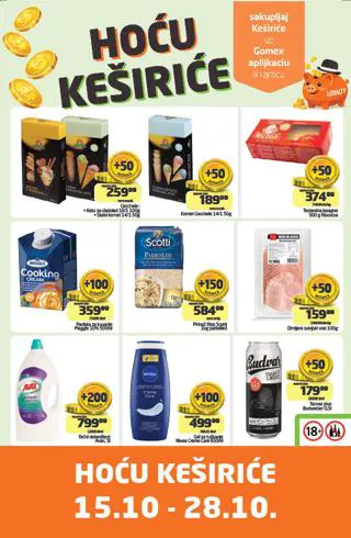 Gomex katalog 15.10.–28.10., naslovna strana
