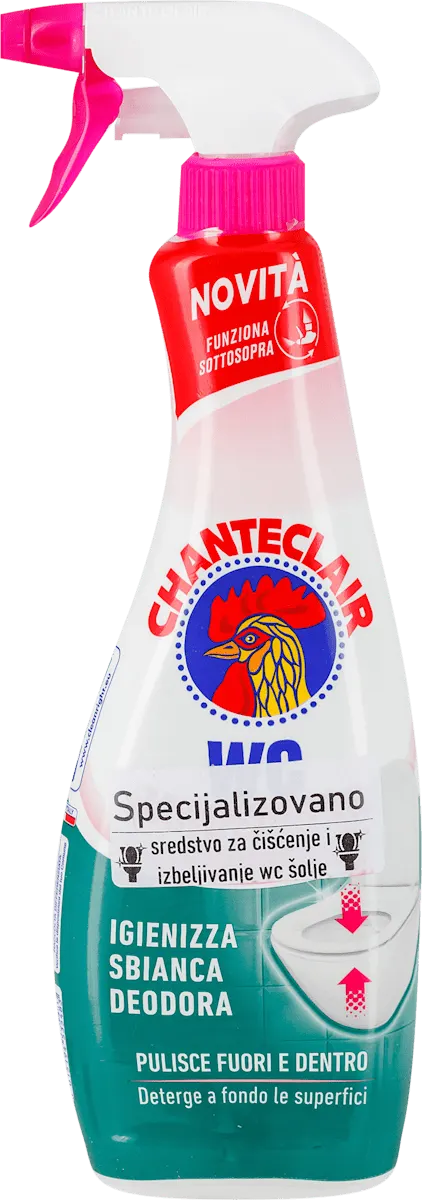 CHANTECLAIR sredstvo za čiš.wc.šo.625ml CHANTECLAIR