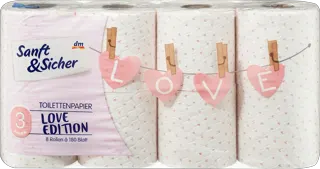 S&S toalet papir 3-sl. 8/1